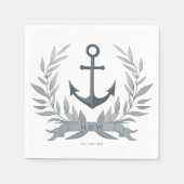 New england anchor bruiloft servet (Voorkant)