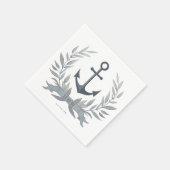 New england anchor bruiloft servet (Hoek)