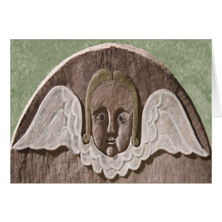 New England Angel Card (Dk. Groen)