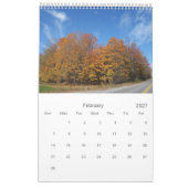New England Autumn Kalender (Feb 2027)