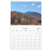 New England Autumn Kalender (Jan 2027)