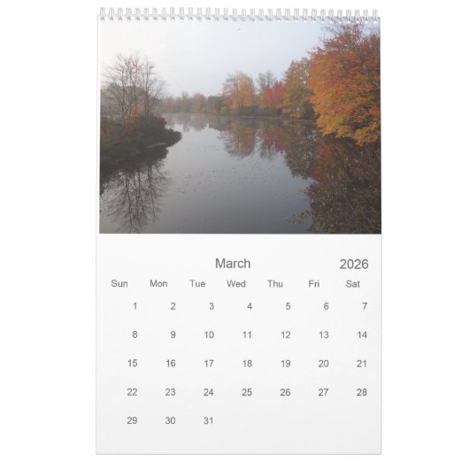 New England Autumn Kalender (Mar 2026)