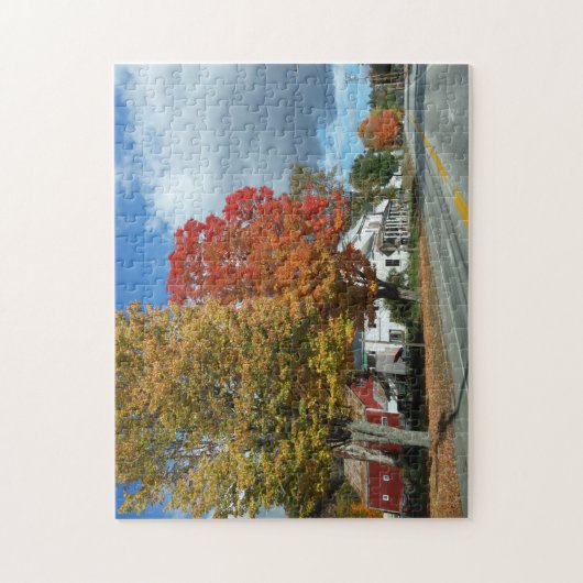 New England Autumn Legpuzzel (Verticaal)