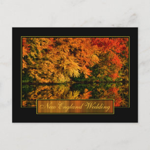 New England Autumn Wedding Invitation Uitnodiging Briefkaart