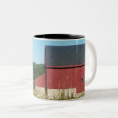 New England Barn & Forestry Tweekleurige Koffiemok (Voorkant rechts)