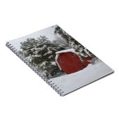 New England Barn in Winter Notitieboek (Rechterzijde)