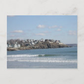 New England Beach Briefkaart (Voorkant)