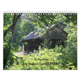 New England bekleedde de Kalender van Bridges