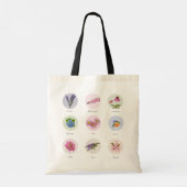 New England Bloemen Tote Bag (Achterkant)