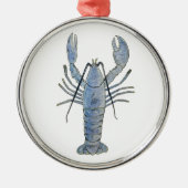 New England Blue Lobster Metal Ornament (Voorkant)