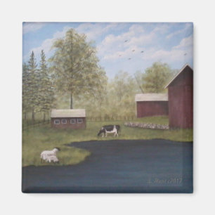 New England Boerderij Magneet