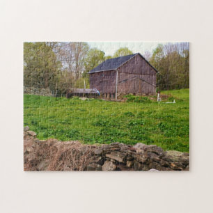 New England Boerderij Puzzle Legpuzzel