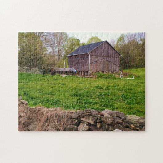 New England Boerderij Puzzle Legpuzzel (Horizontaal)