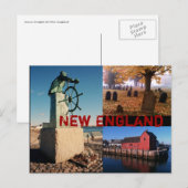 New England Briefkaart (Voorkant / Achterkant)