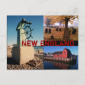 New England Briefkaart (Voorkant)