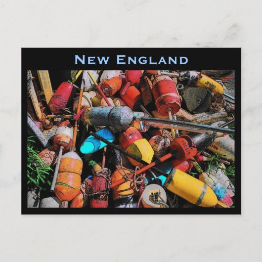 New England Briefkaart (Voorkant)