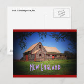 New England Briefkaart (Voorkant / Achterkant)