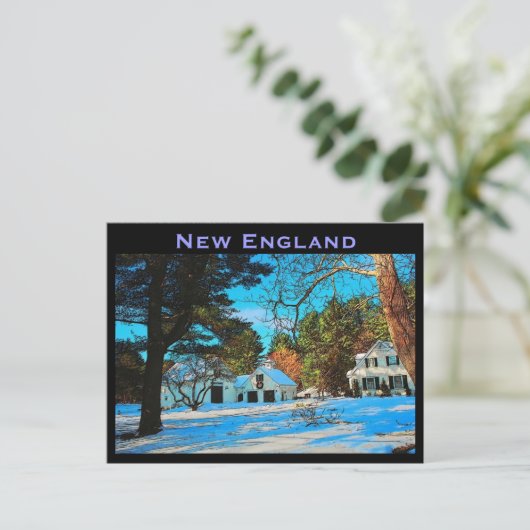 New England Briefkaart (Staand voorkant)