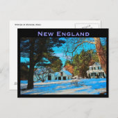 New England Briefkaart (Voorkant / Achterkant)