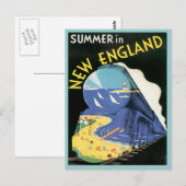 New England Briefkaart (Voorkant / Achterkant)