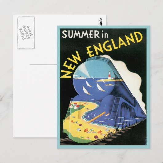 New England Briefkaart (Voorkant / Achterkant)