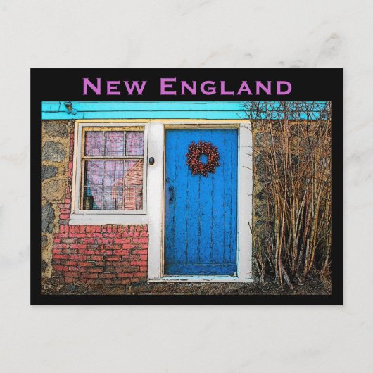 New England Briefkaart (Voorkant)