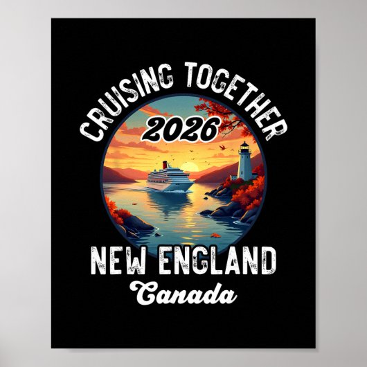 New England Canada Cruise2 Poster (Voorkant)