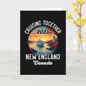 New England Canada-cruise Kaart (Gele Bloem)