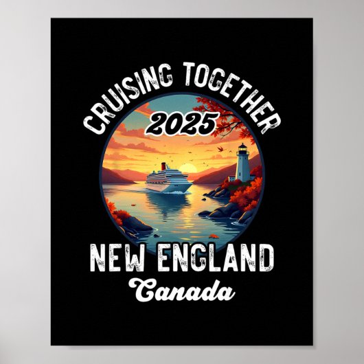 New England Canada Cruise  Poster (Voorkant)