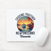 New England Canada Cruise, samen varen Herfst Muismat (Met muis)