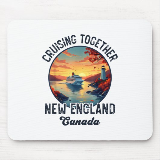 New England Canada Cruise, samen varen Herfst Muismat (Voorkant)