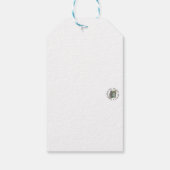 New England Christmas Gift Label Cadeaulabel (Achterkant)