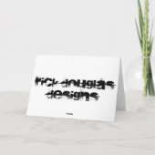 New England Christmas Kaart (Achterkant)