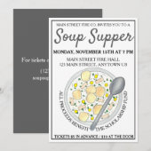 New England Clam Chowder Bowl Soup Cookoff Super Kaart (Voorkant / Achterkant)