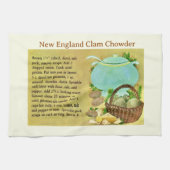 New England Clam Chowder Recept Theedoek (Horizontaal)