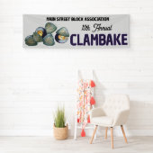New England Clambake Clam Bake Beach Block Party Spandoek (Insitu)