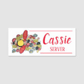 New England Clambake Diner Vis en zeevruchten Rest Naamplaatje (Voorkant)