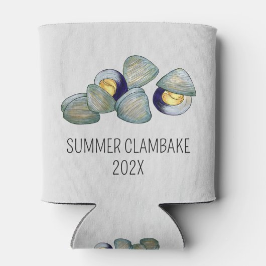 New England Clambake kreeft Boil Block Party Blikjeskoeler (Achterkant)