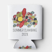 New England Clambake kreeft Boil Block Party Blikjeskoeler (Achterkant)