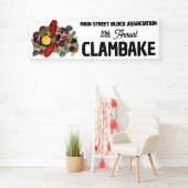 New England Clambake kreeft Boil Block Party Spandoek (Insitu)