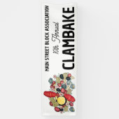 New England Clambake kreeft Boil Block Party Spandoek (Verticaal)