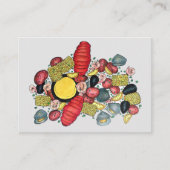 New England Clambake Seafood Restaurant Fishmarket Visitekaartje (Voorkant)