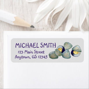 New England Clams Clambake Beach Summer Seafood Etiket