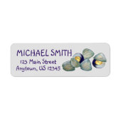 New England Clams Clambake Beach Summer Seafood Etiket (Voorkant)