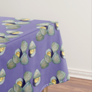 New England Clams Clambake Beach Summer Seafood Tafelkleed