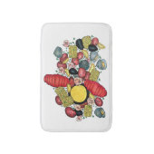 New England Clams Lobster Clambake Seafood Dinner Badmat (Voorkant Verticaal)