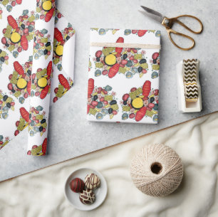 New England Clams Lobster Clambake Seafood Dinner Cadeaupapier