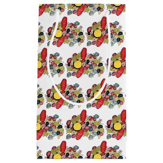 New England Clams Lobster Clambake Seafood Dinner Klein Cadeauzakje (Voorkant)