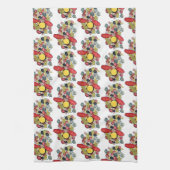 New England Clams Lobster Clambake Seafood Dinner Theedoek (Verticaal)