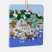 New England Coast Keramisch Ornament (Rechts)